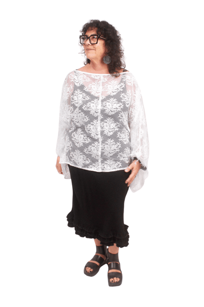 GORJIS Gorjis Cove Top - Cream Top O/S = 14 - 24