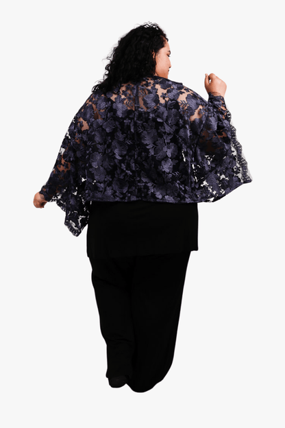 GORJIS Gorjis Cove Top - Navy Top O/S = 14 - 24
