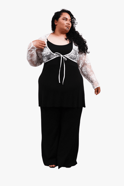 GORJIS Gorjis Blair Top - Cream Top S = 14 - 18