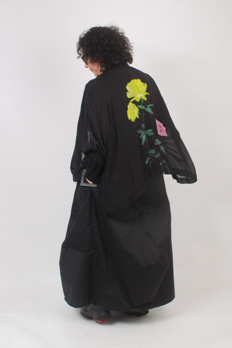 Juna Juna Bomber - Black Rose Bomber Shop O/S = 12-24