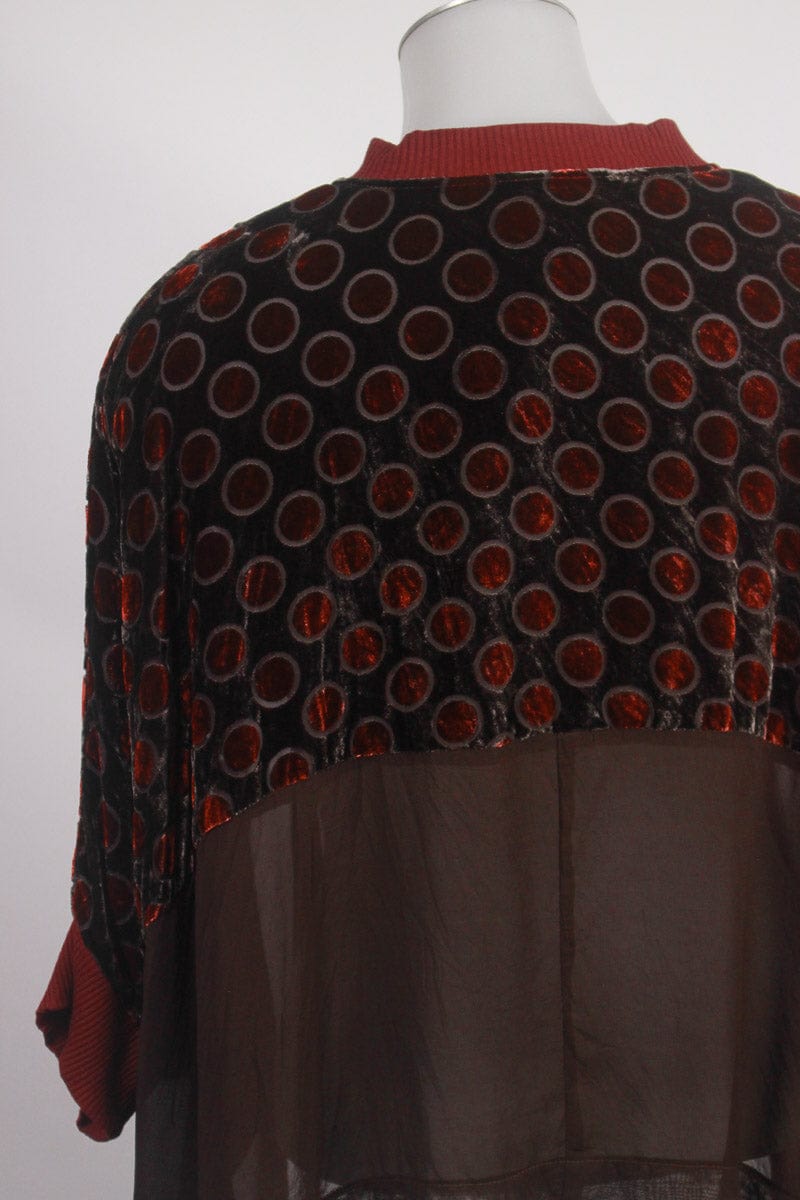 Juna Juna Bomber - Choc Dotti Bomber Shop O/S = 12-24