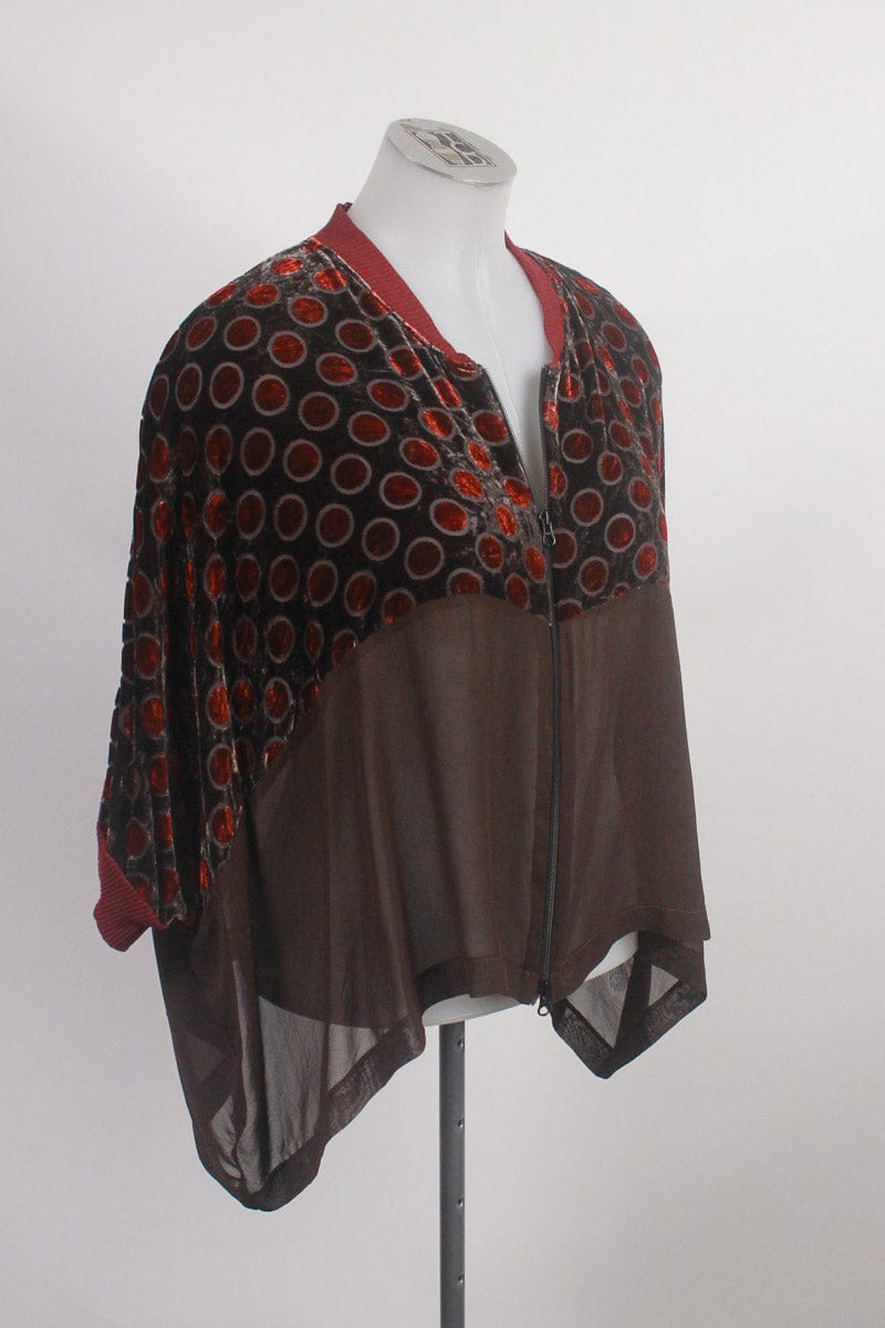 Juna Juna Bomber - Choc Dotti Bomber Shop O/S = 12-24