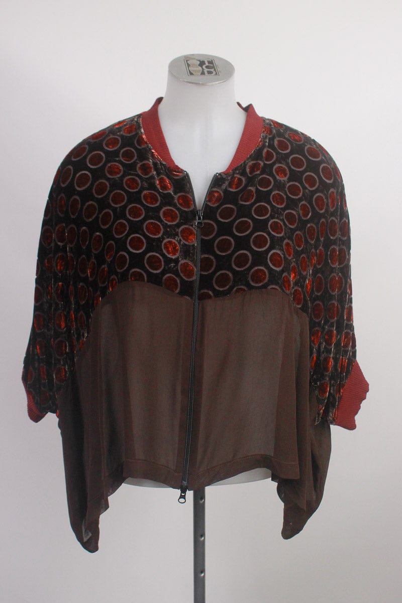 Juna Juna Bomber - Choc Dotti Bomber Shop O/S = 12-24