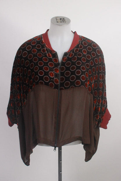 Juna Juna Bomber - Choc Dotti Bomber Shop O/S = 12-24