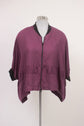 Juna Juna Bomber - Plum Rouche Bomber Shop O/S = 12-24