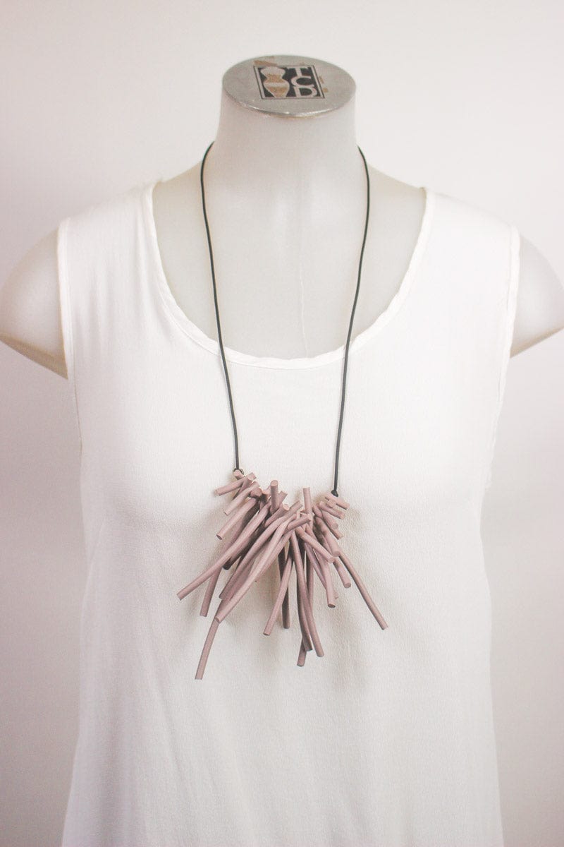 Mikas Mikas - Piano Necklace - Blush Pink Shop