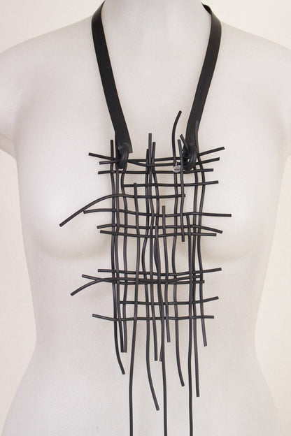 Mikas Mikas - Sudare Necklace - Black Shop