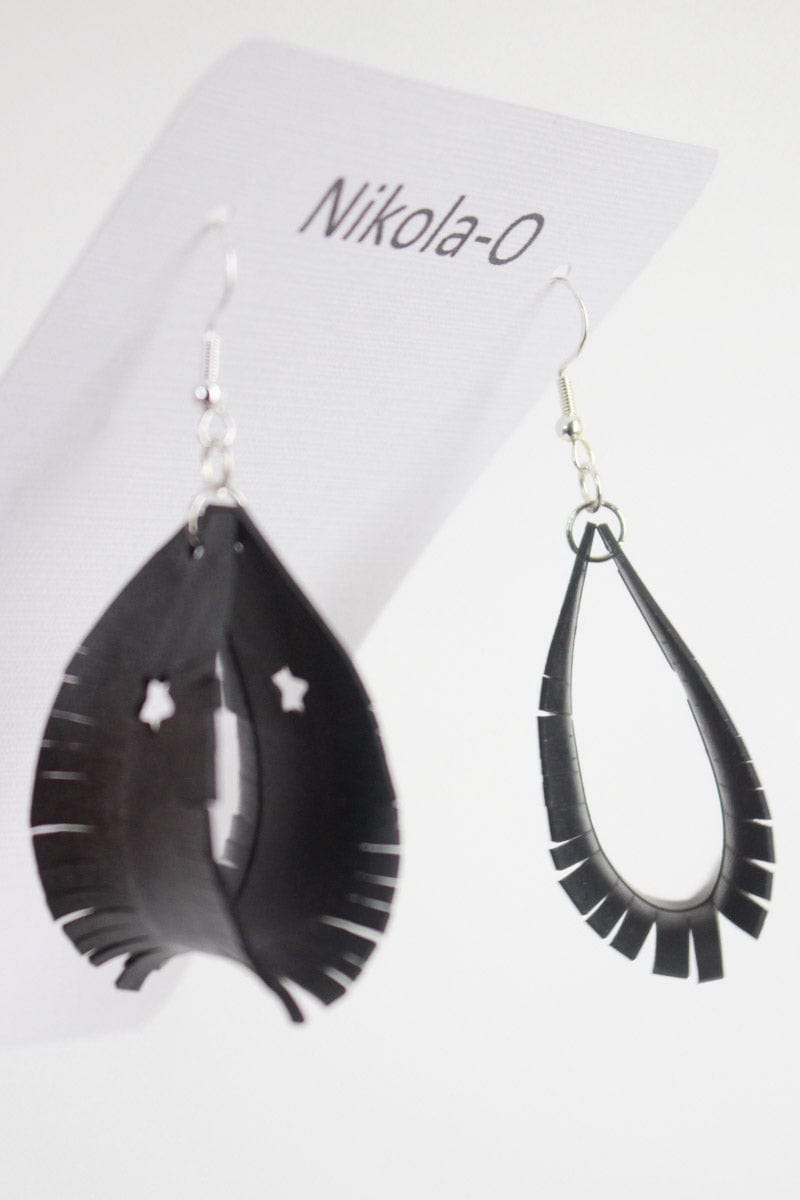 Nikola-O Nikola-O - Star Cluster Earrings Black jewellery