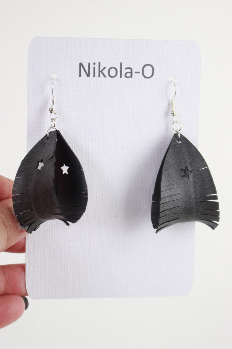 Nikola-O Nikola-O - Star Cluster Earrings Black jewellery