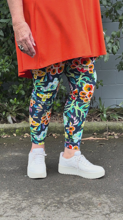 TCD Leggings - Midnight Flora