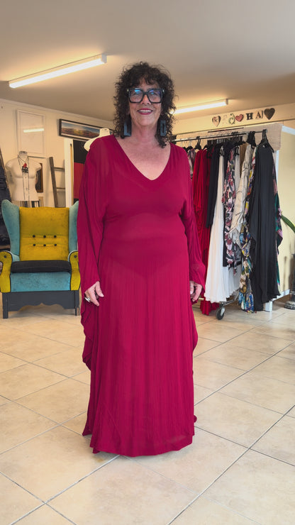 TCD Glissé Gown - Samba Red
