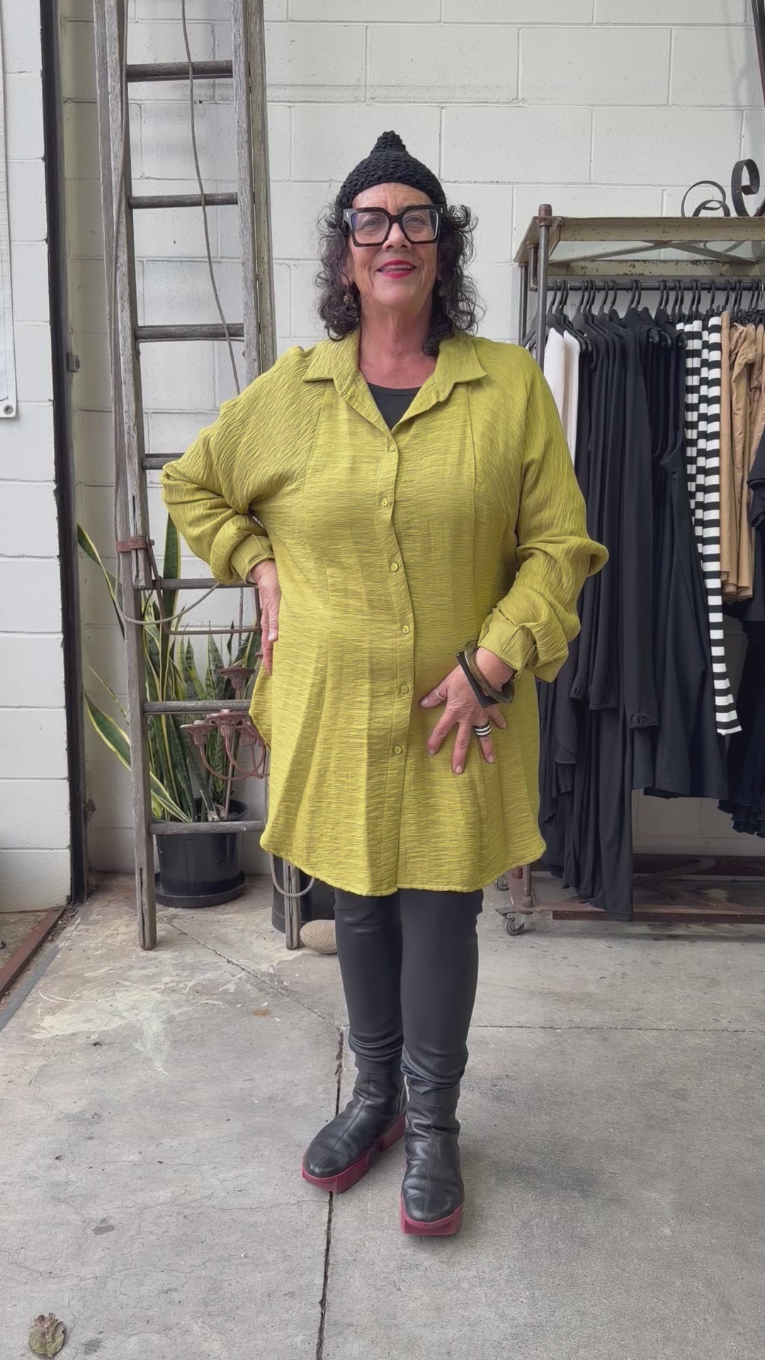 TCD Skye Shirt - Chartreuse