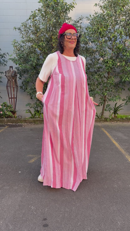 TCD Gin Dress - Red Stripe