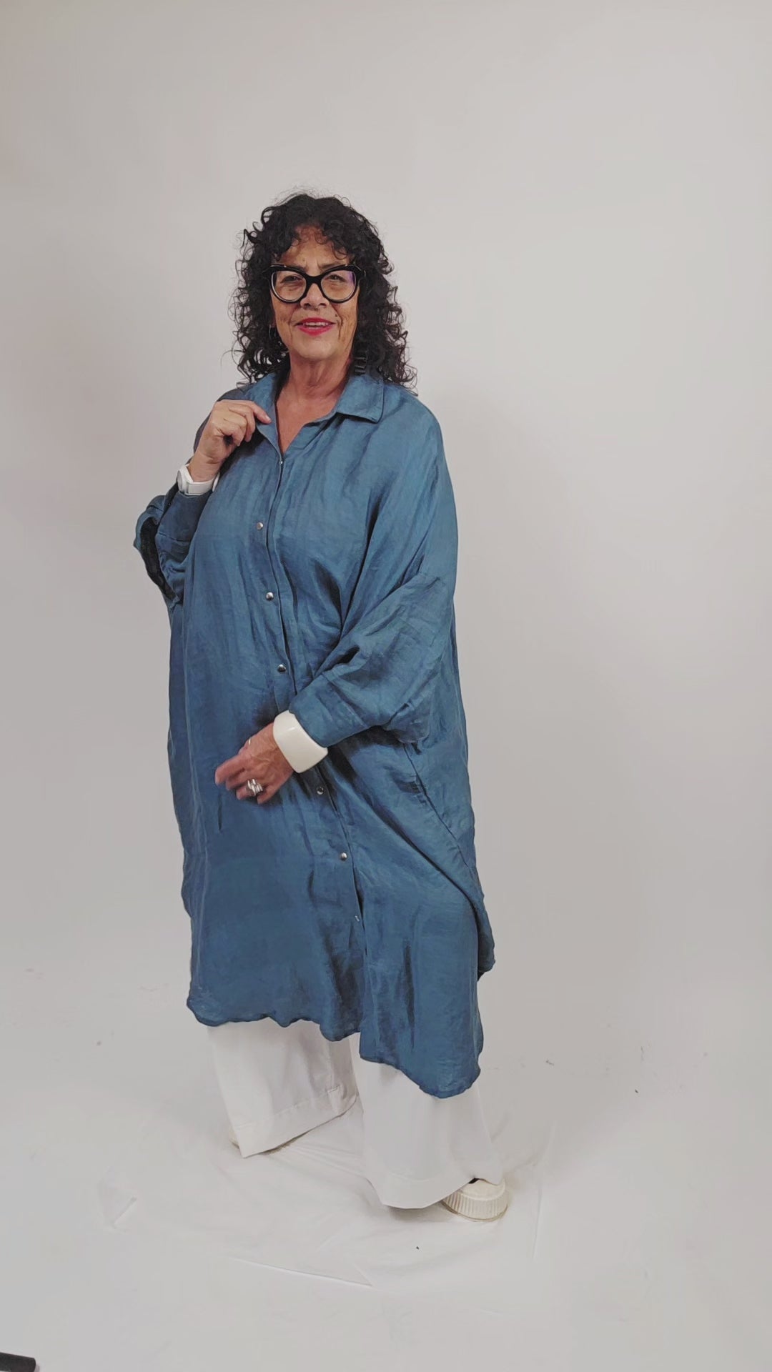 TCD Georgie Shirt - Ash Blue