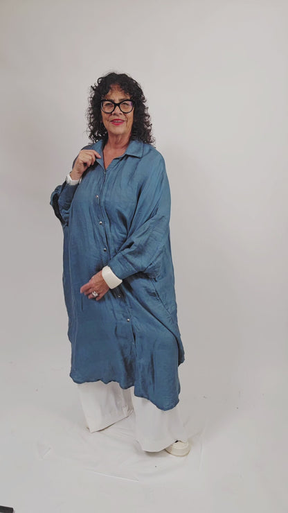 TCD Georgie Shirt - Ash Blue