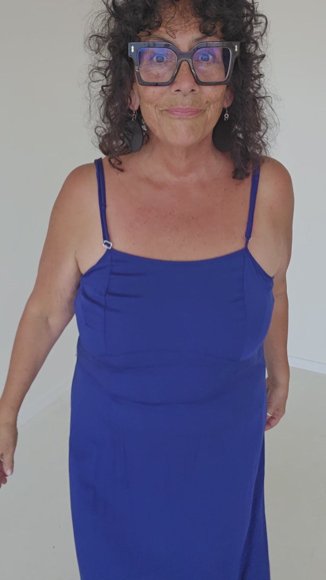 TCD Steph Slip Dress - Cobalt Blue