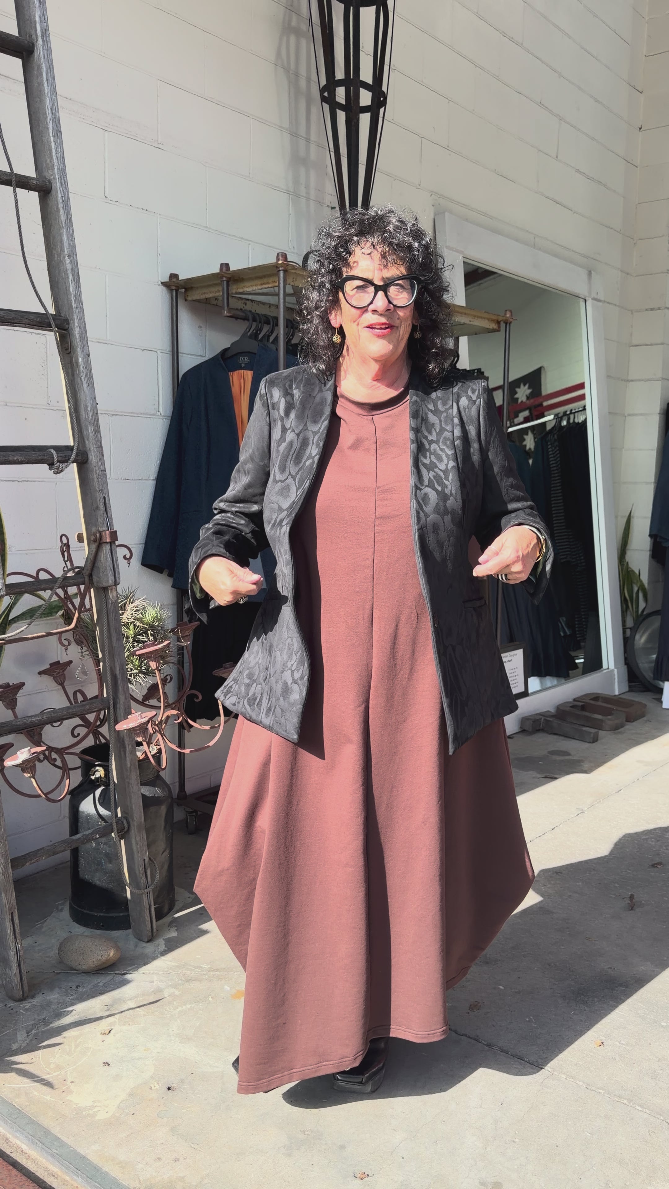 TCD Riding Jacket - Suede Panther