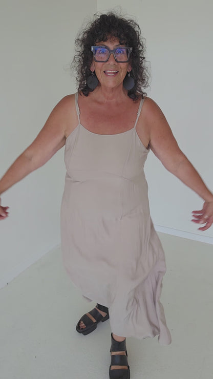 TCD Steph Slip Dress - Sand