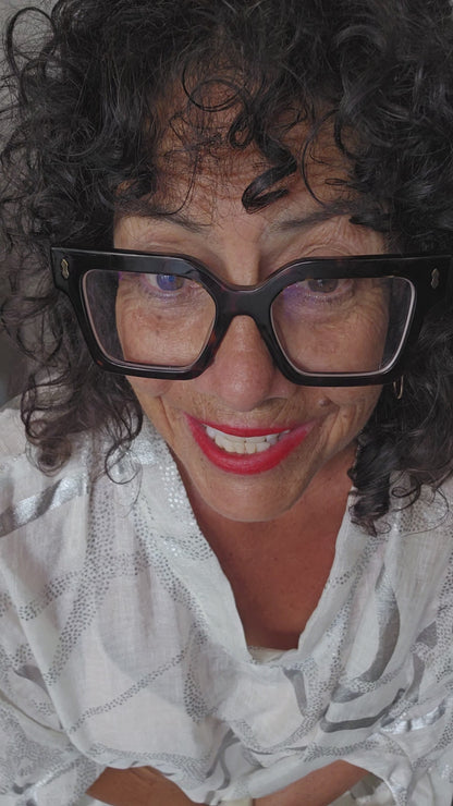 TCD Mod Top - Silver ring and spots