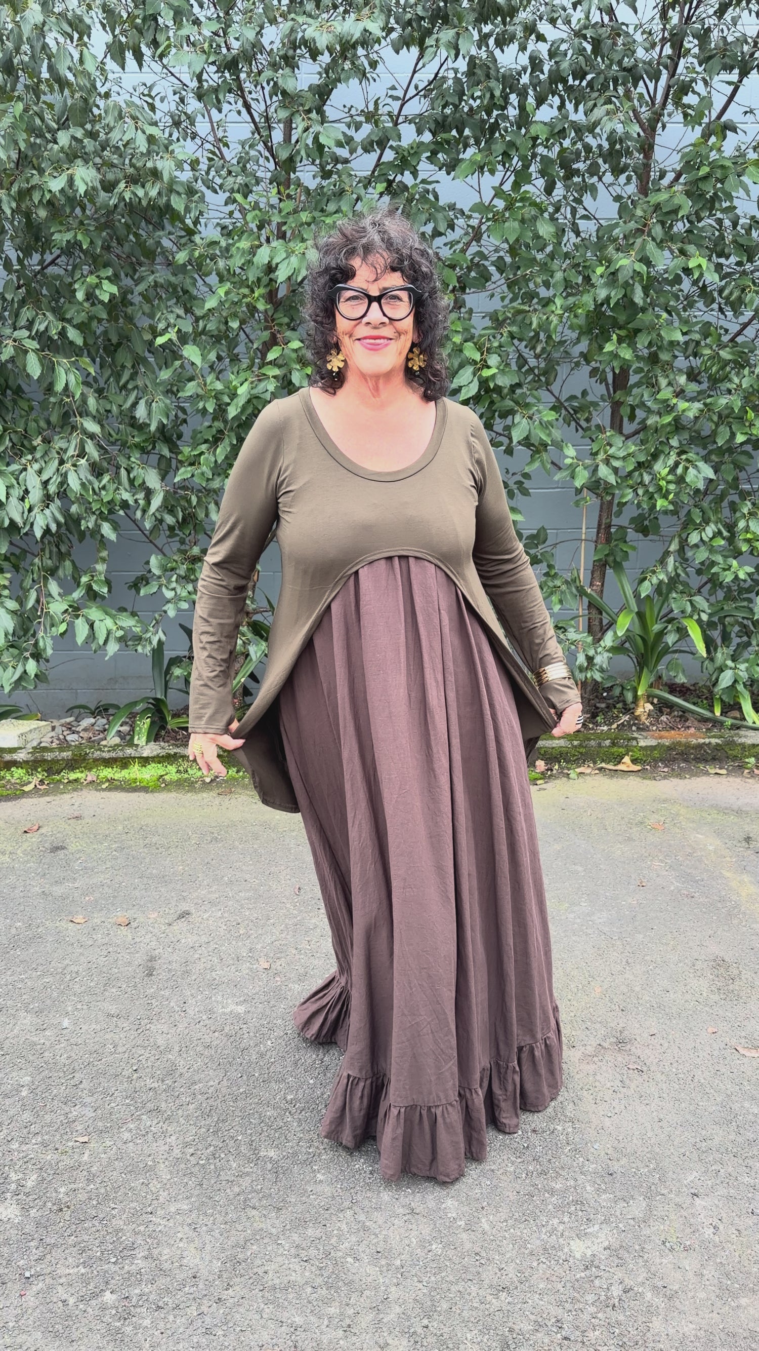 TCD Scoop D Top - Khaki