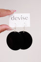 TBB Devise Circle Earrings - Black Shop