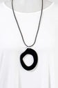 TBB Devise Mis-shaped Circle Necklace - Black Shop