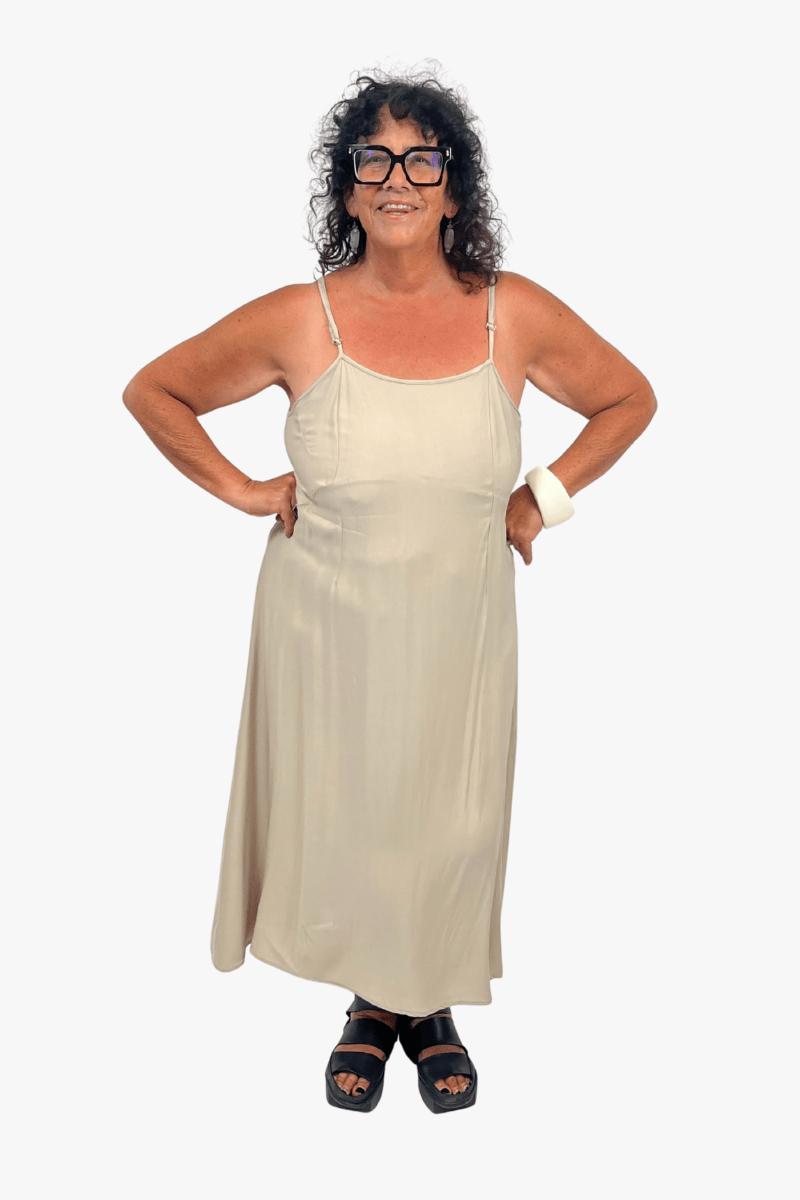 TCD TCD Steph Slip Dress - Sand Shop 0 = 14