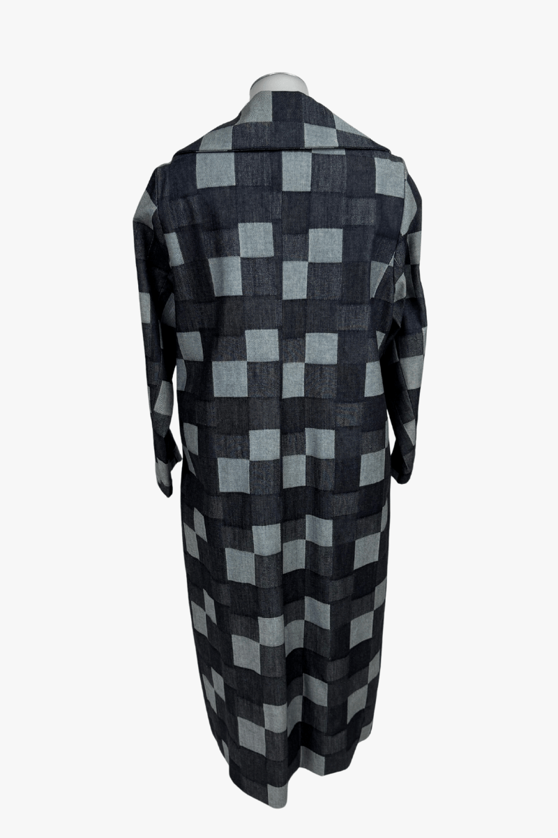 TCD TCD Second - Chester Pike Coat - Denim Check Shop 1 = 16-18