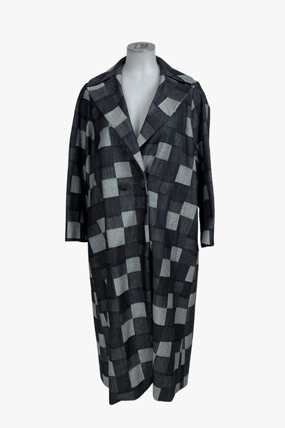 TCD TCD Second - Chester Pike Coat - Denim Check Shop 1 = 16-18