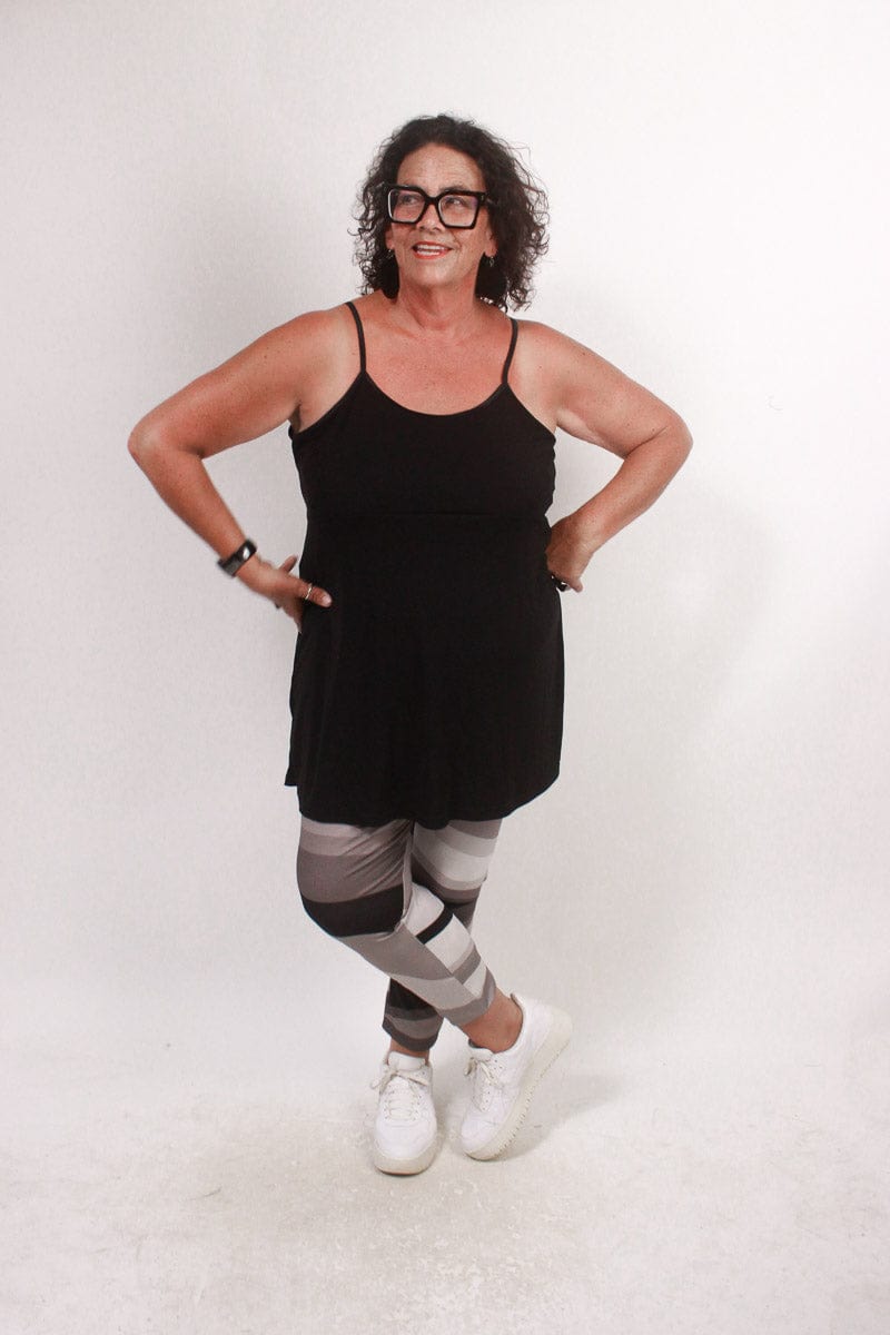 TCD TCD Bodice Camisole -Black Slinky (LONGER LENGTH) Shop 1 = 16