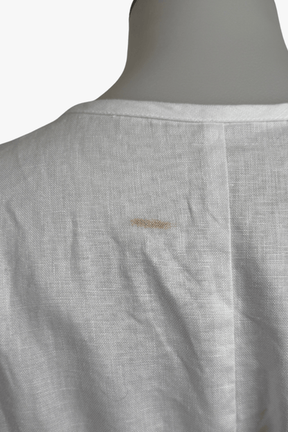 TCD TCD Sample - Linen Wrap Dress  - White Shop 1 = 16