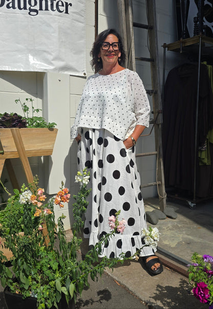 TCD TCD Short Haven - Cream Spot Shop O/S = 14 - 24