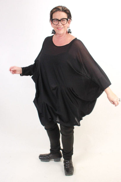 TCD TCD Subtraction Top - Black Mesh Shop O/S = 14 - 24