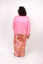 TCD TCD Lockdown Crop - Coral Viscose Knit Shop One Size = 14-24