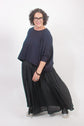 TCD TCD Lockdown Crop - Navy Viscose Knit Shop One Size = 14-24