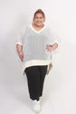 TCD TCD Mod Top - Cream Cotton Mesh Shop One Size = 14-24