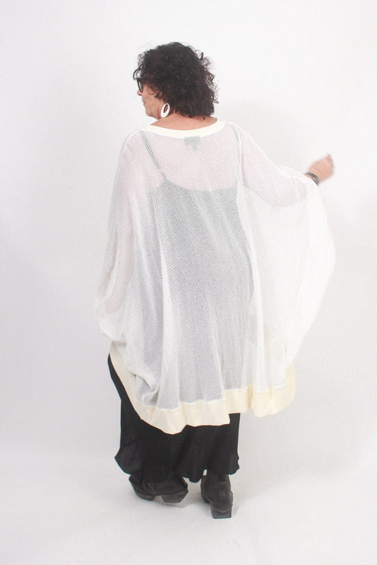 TCD TCD Mod Top - Cream Cotton Mesh Shop One Size = 14-24