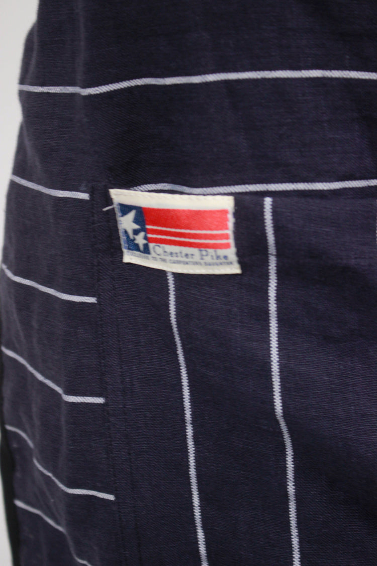 TCD TCD Apron - Navy Linen Stripe shop OS = 14 - 24