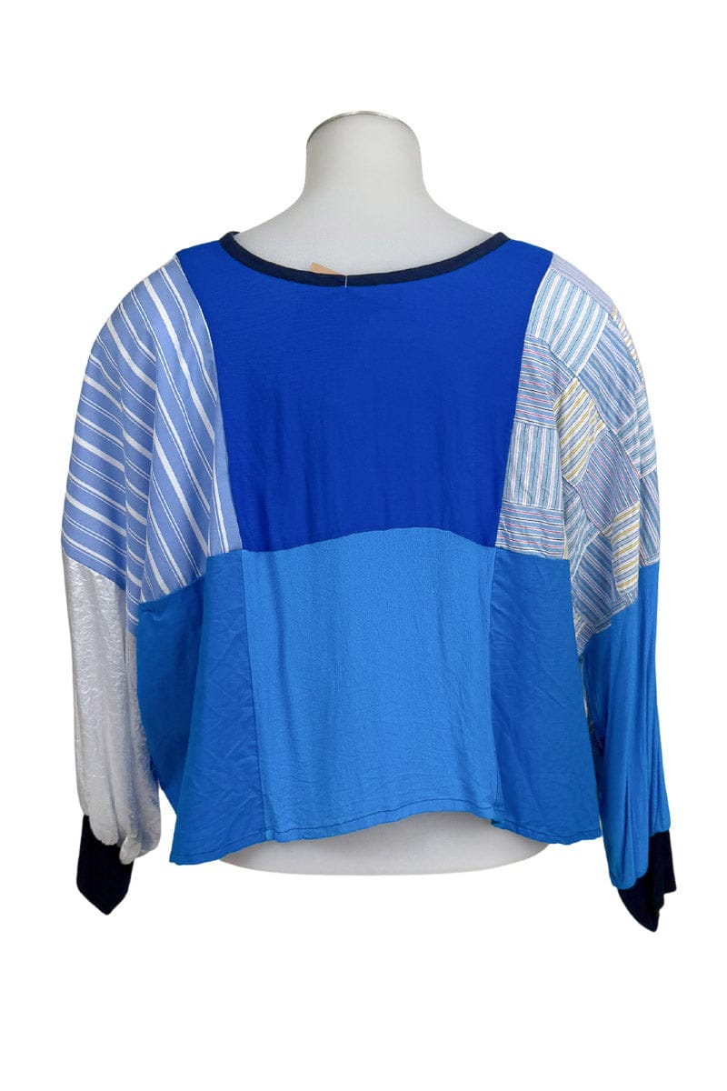 TCD TCD Second - Patchwork Top Blues Shop OS = 14-24