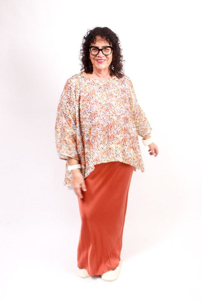 TCD TCD Short Haven Top - Electric Citrus Spot Shop OS = 14/24