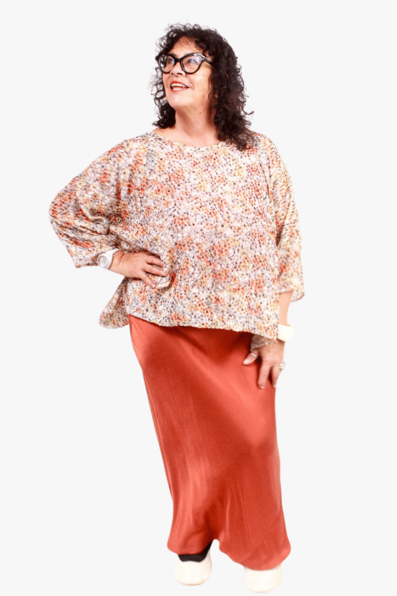 TCD TCD Short Haven Top - Electric Citrus Spot Shop OS = 14/24