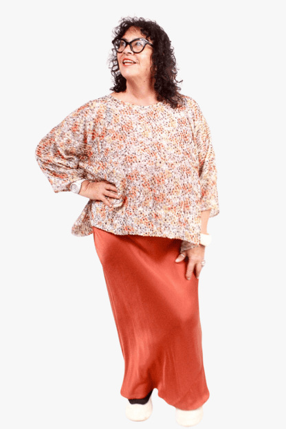 TCD TCD Short Haven Top - Electric Citrus Spot Shop OS = 14/24