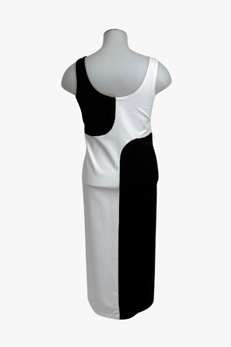 TCD TCD Sample - Long La Bella Dress - Black and White Shop S = 14 - 16