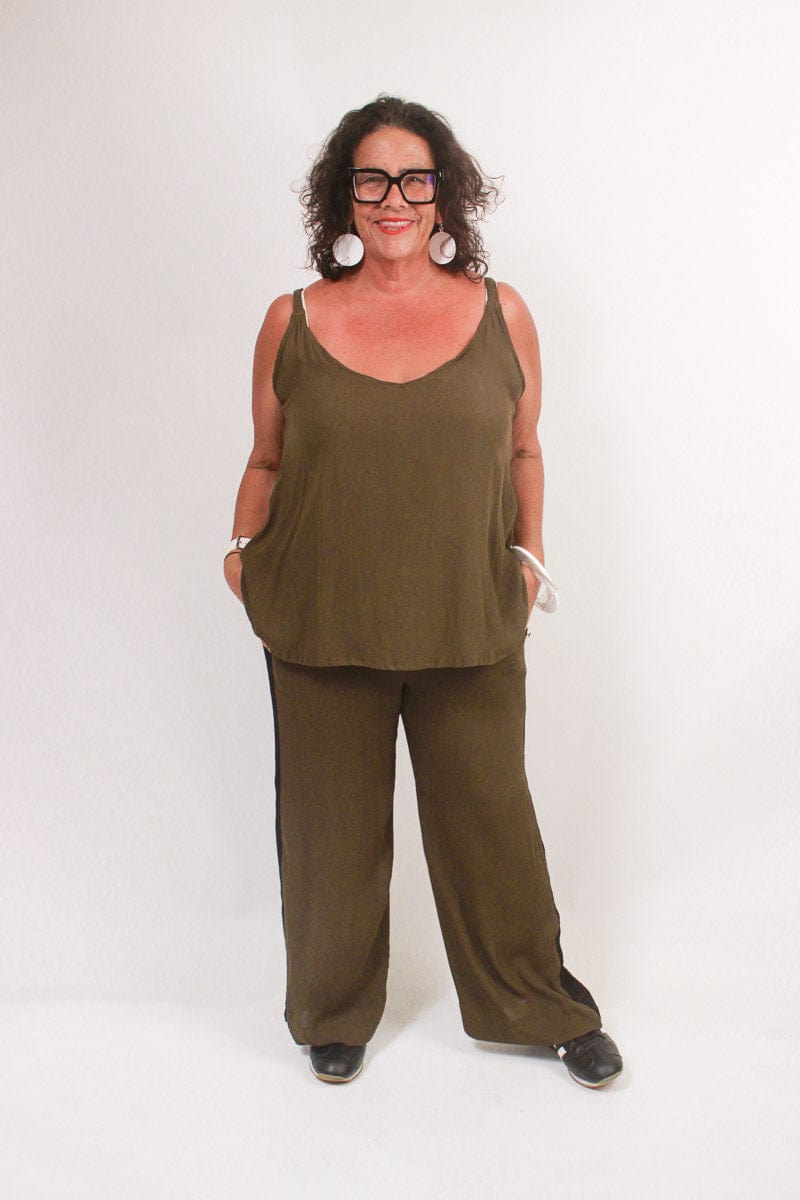 TCD TCD Bell Camisole - Khaki Shop