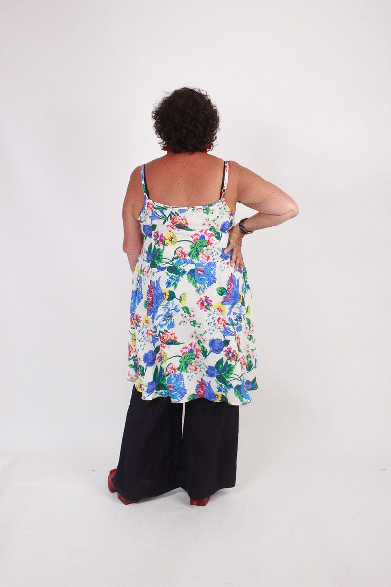 TCD TCD Carmen Cami - Cream Floral Garden Shop