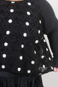 TCD TCD Crop Athena Tunic - Black Spots Shop