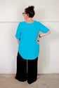 TCD TCD Curve Tee - Aqua Shop