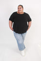 TCD TCD Curve Tee - Black Shop