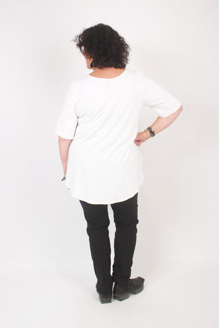 TCD TCD Curve Tee - Soft White Shop