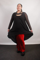 TCD TCD Dihlia Top - Black Mesh Shop